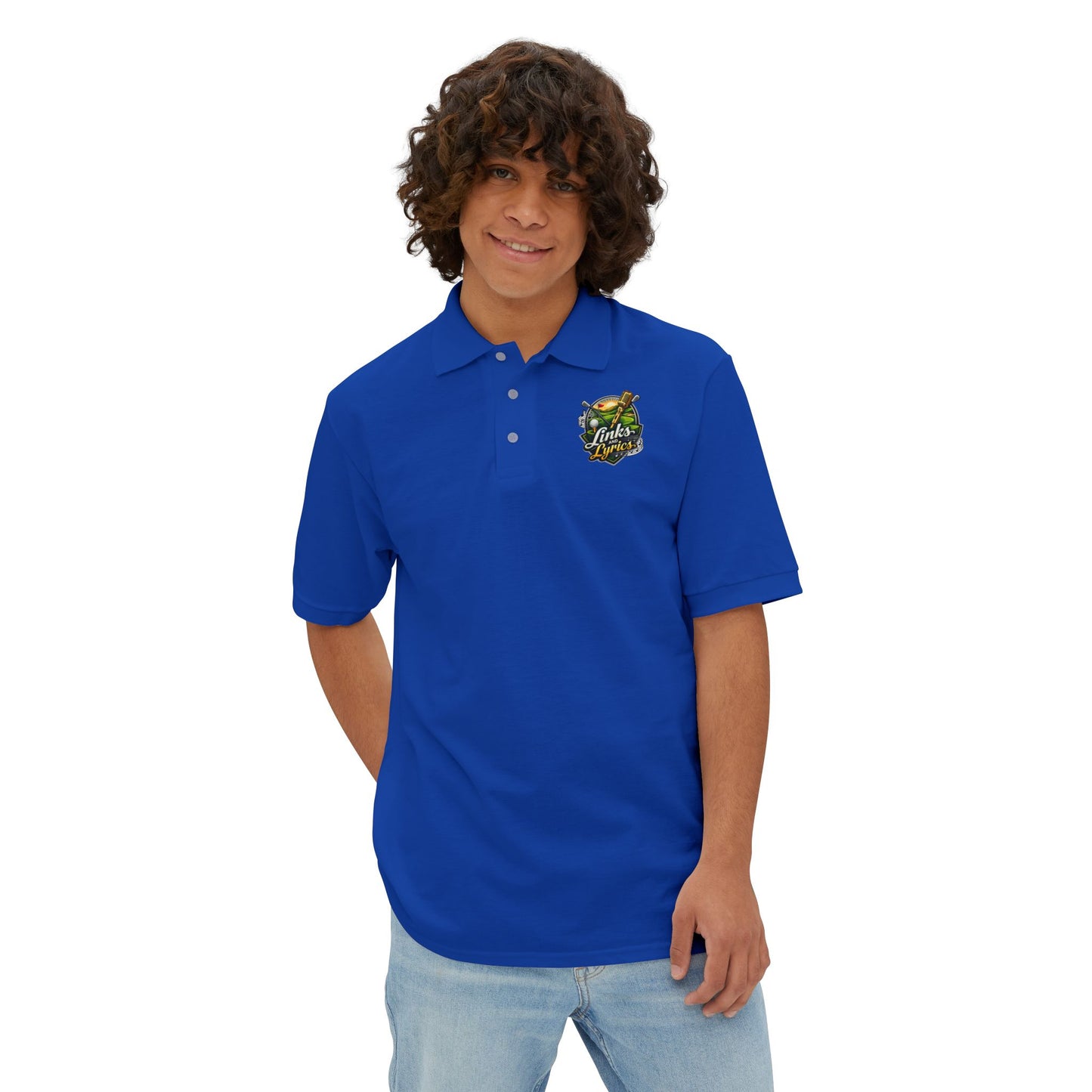 ATL Made Georgia Polo Shirt — Atlanta State Map Golf & Cityscape Chest Logo