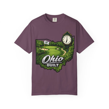 Ohio Built Golf T-Shirt — Vintage Course Map Tee