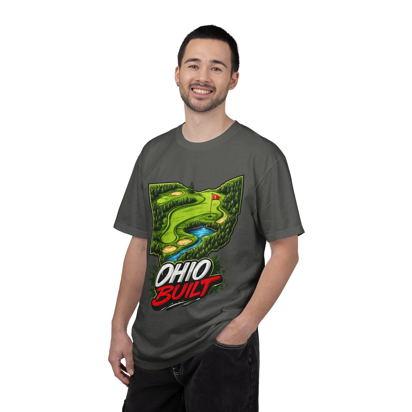 Ohio Built Golf Course T-Shirt — State Pride Golf Tee