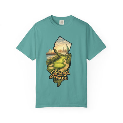 Jersey Made T-Shirt — New Jersey Scenic State Map Graphic Tee