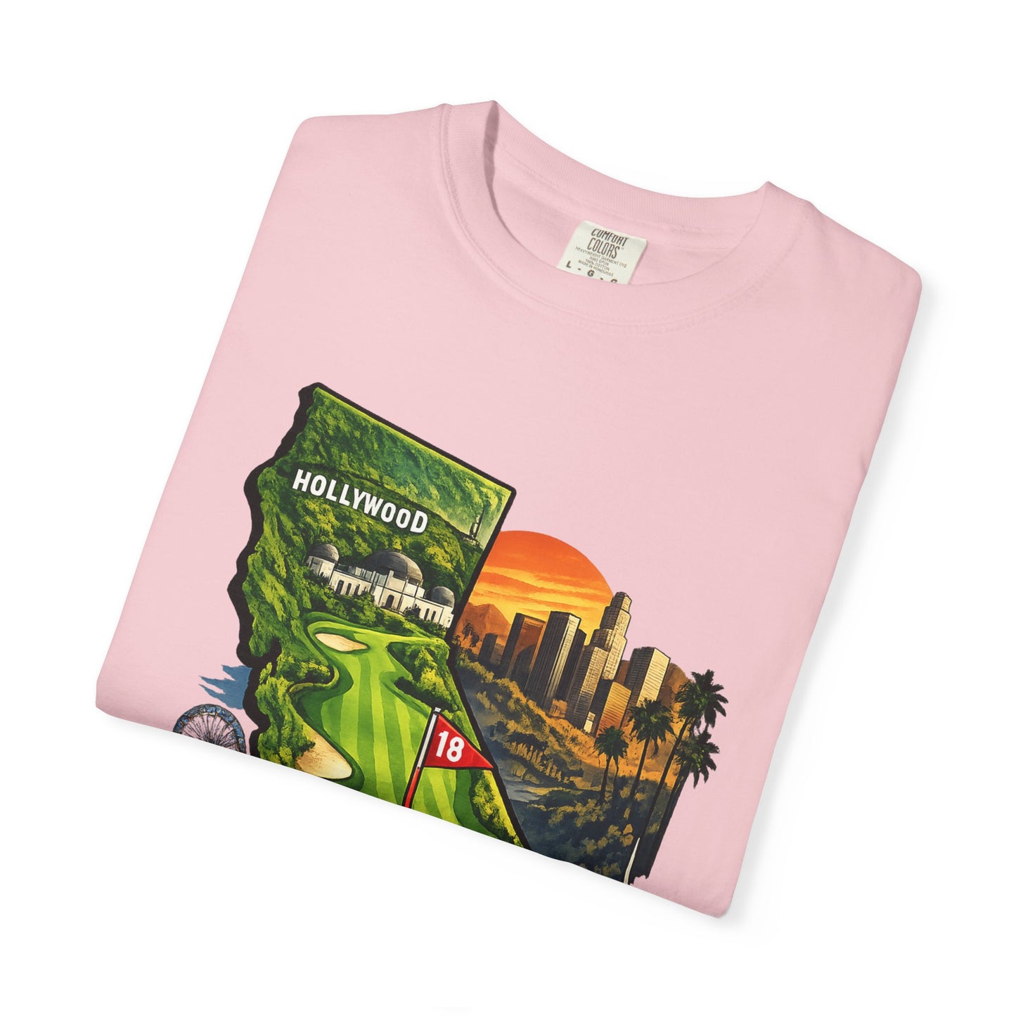Cali Made T-Shirt — California Golf & Cityscape Tee