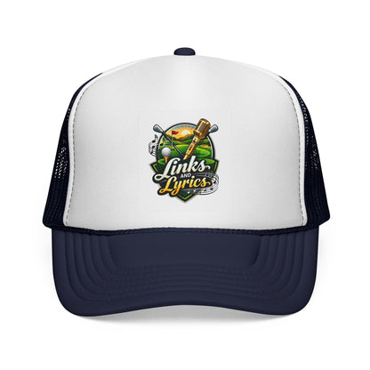 Links & Lyrics Trucker Hat — Golf and Music Vintage Mesh Cap