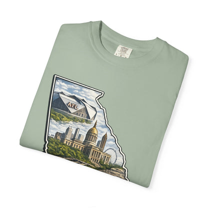 Atlanta Golf Map T-Shirt — ATL Made Vintage Cityscape Tee