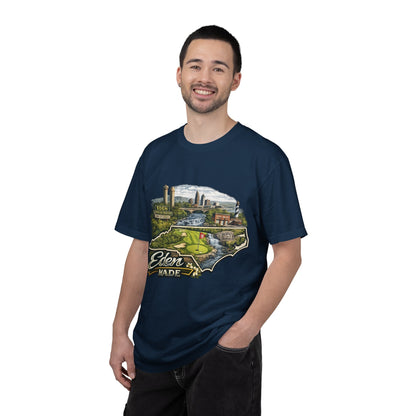 T-Shirt — 'Eden Made' Scenic Cityscape Tee (Vintage Travel/Local Pride)