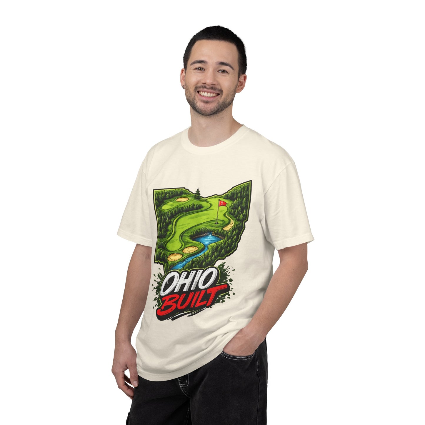 Ohio Built Golf Course T-Shirt — State Pride Golf Tee