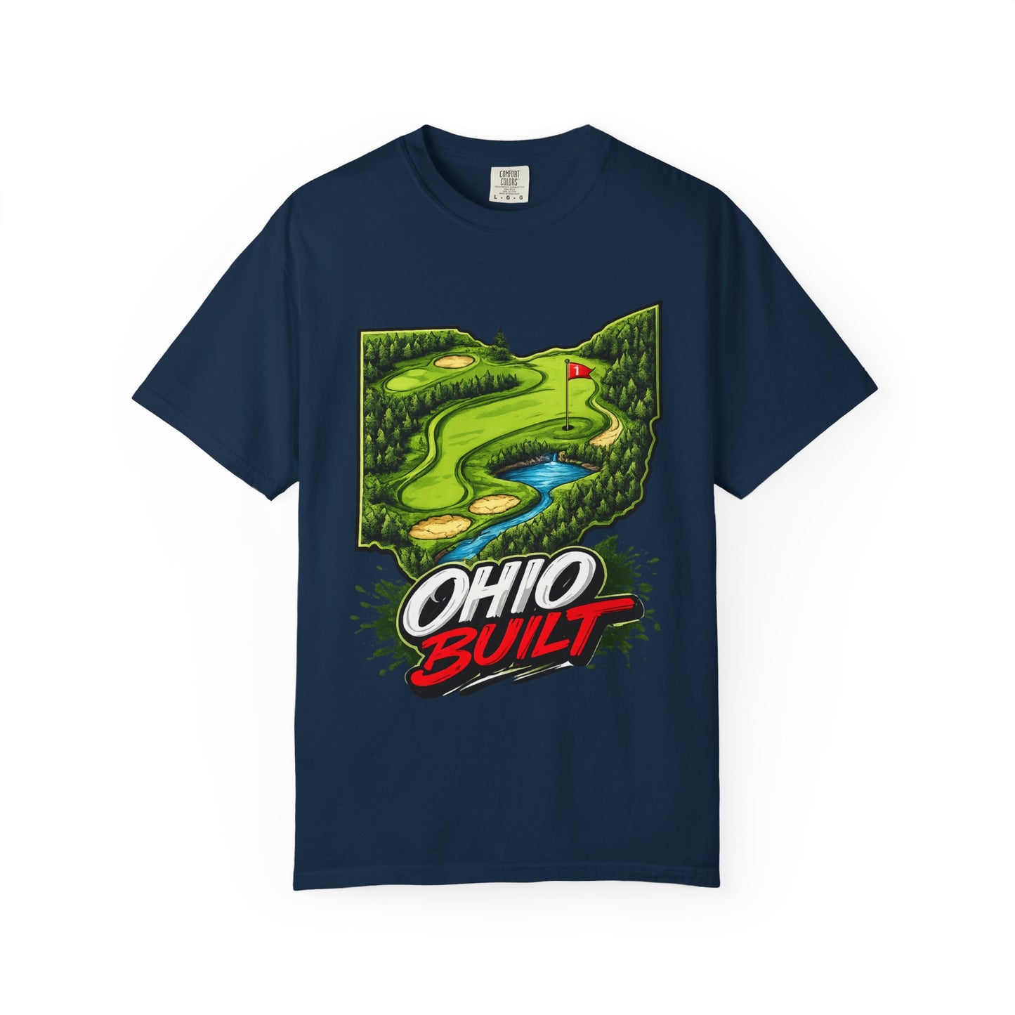 Ohio Built Golf Course T-Shirt — State Pride Golf Tee