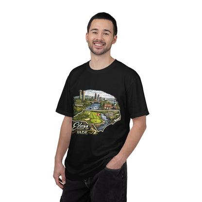 T-Shirt — 'Eden Made' Scenic Cityscape Tee (Vintage Travel/Local Pride)