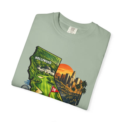 Cali Made T-Shirt — California Golf & Cityscape Tee
