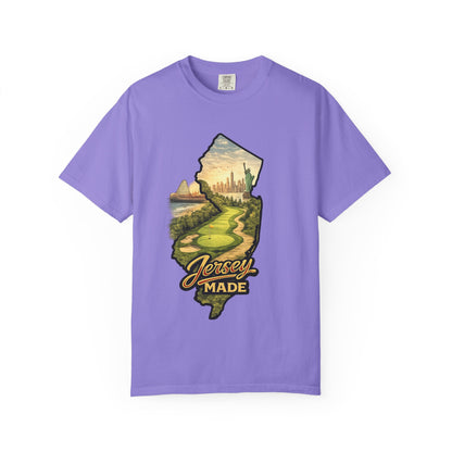 Jersey Made T-Shirt — New Jersey Scenic State Map Graphic Tee