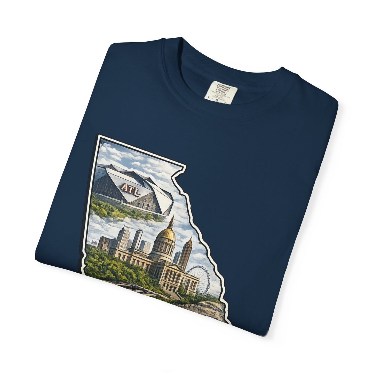 Atlanta Golf Map T-Shirt — ATL Made Vintage Cityscape Tee