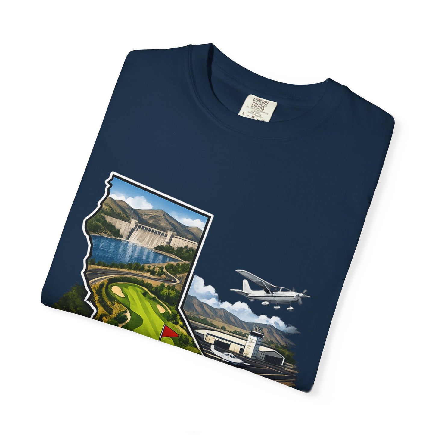 Pacoima Bred Graphic T-Shirt — Vintage Los Angeles Golf & Aviation Design