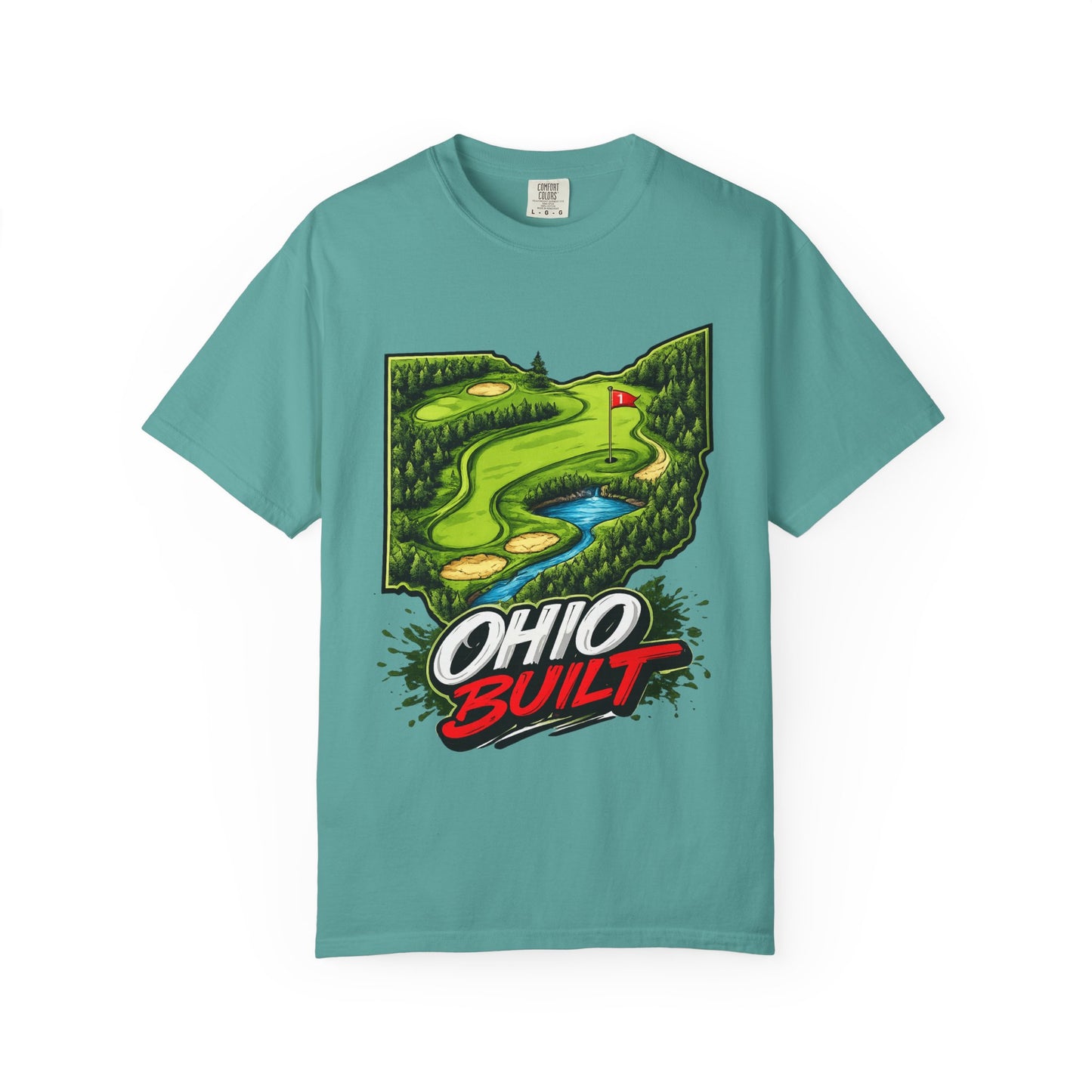 Ohio Built Golf Course T-Shirt — State Pride Golf Tee