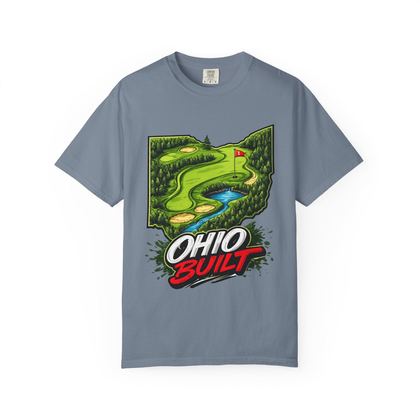 Ohio Built Golf Course T-Shirt — State Pride Golf Tee