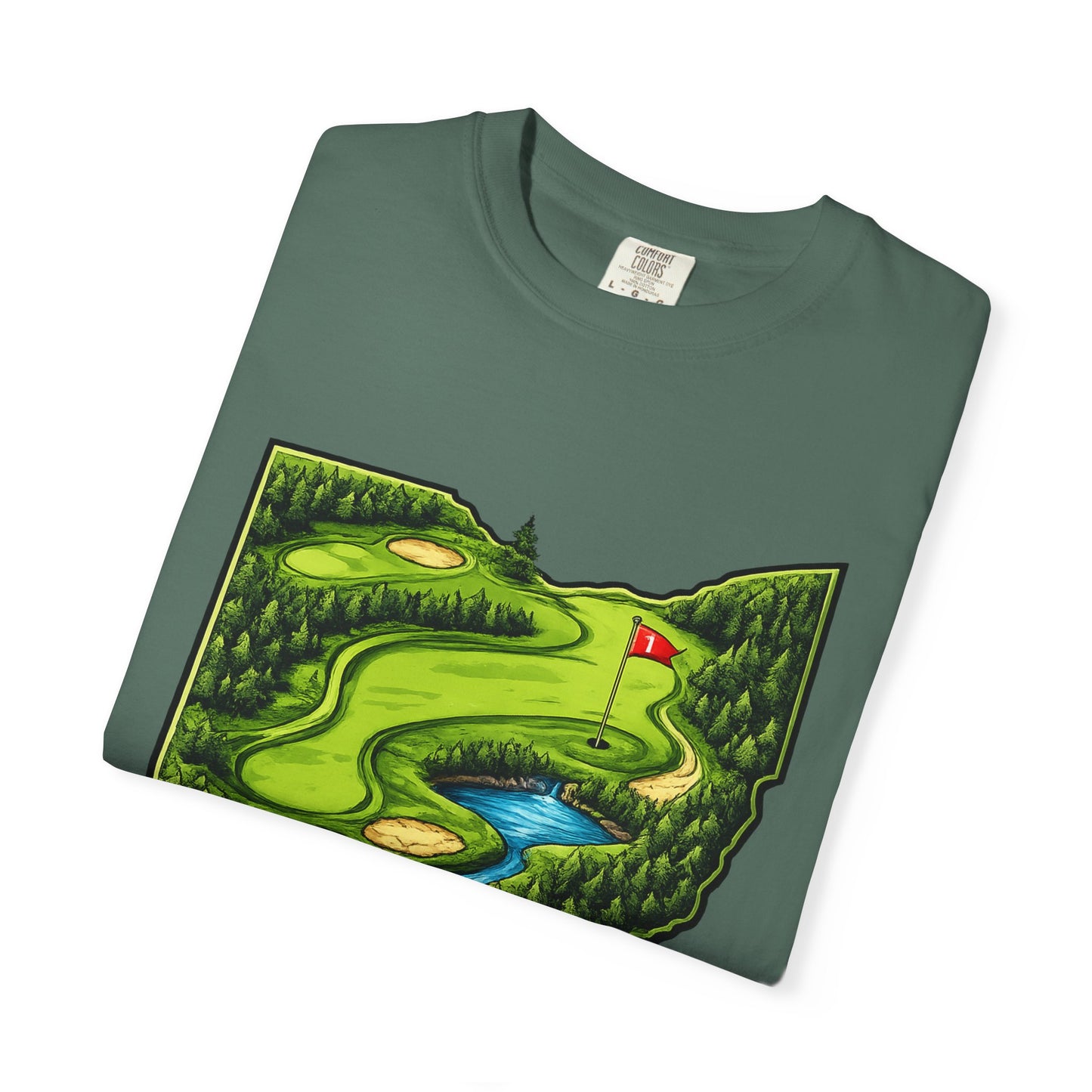 Ohio Built Golf Course T-Shirt — State Pride Golf Tee