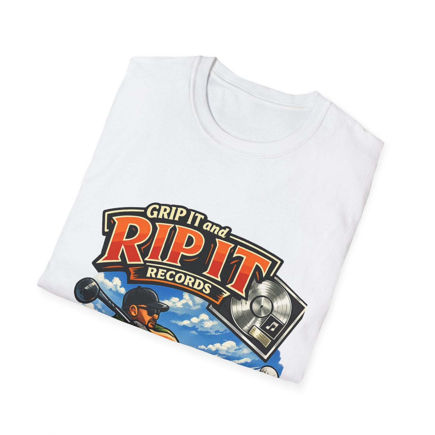 Grip It and Rip It Golf T-Shirt — Vintage Golf Cartoon Logo