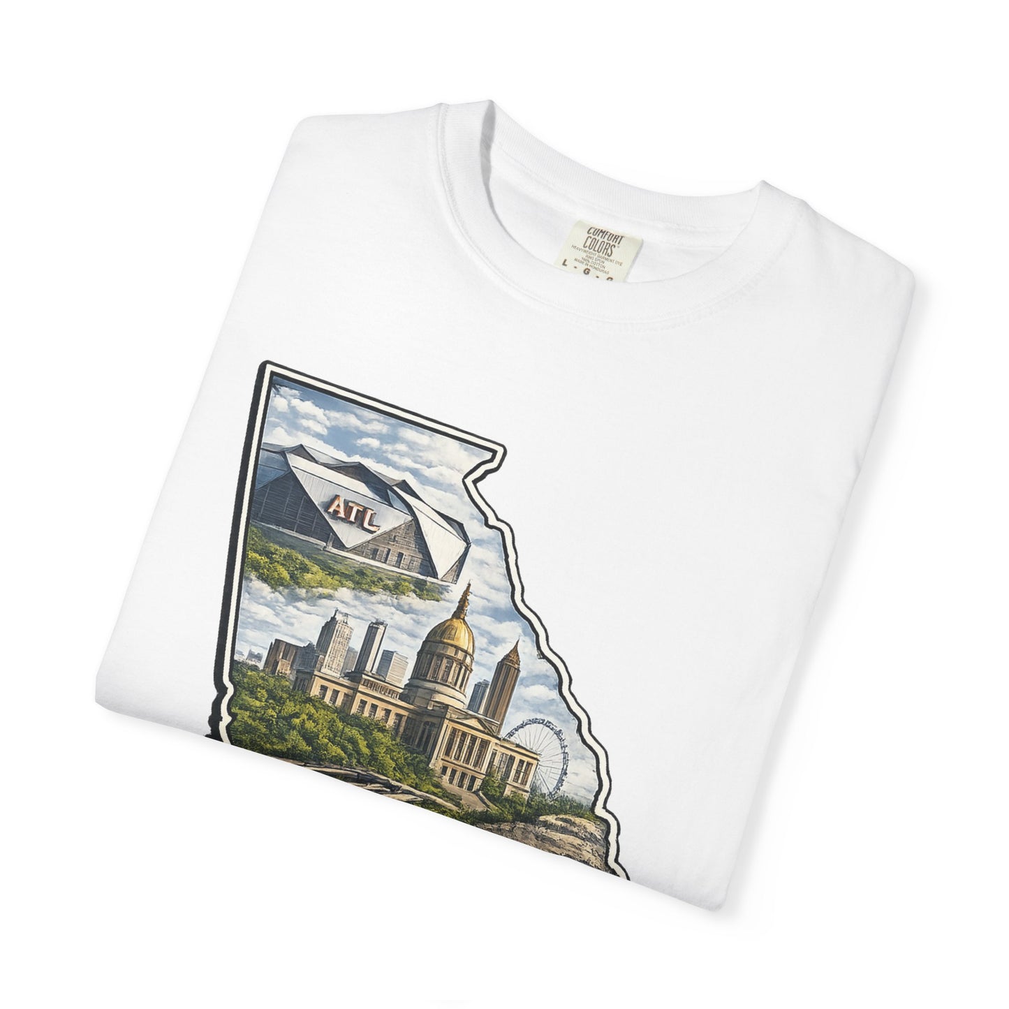 Atlanta Golf Map T-Shirt — ATL Made Vintage Cityscape Tee
