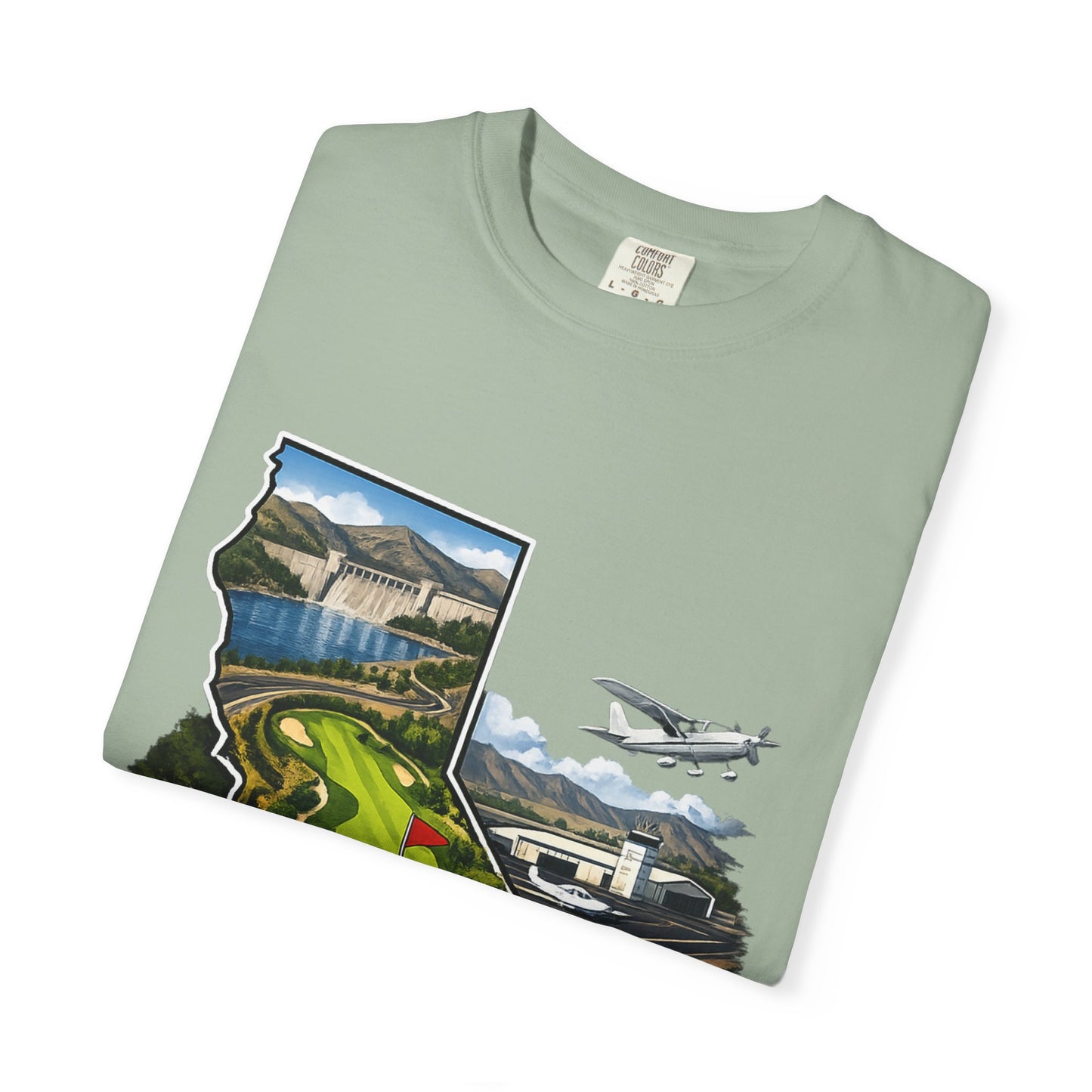 Pacoima Bred Graphic T-Shirt — Vintage Los Angeles Golf & Aviation Design