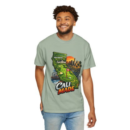 Cali Made T-Shirt — California Golf & Cityscape Tee