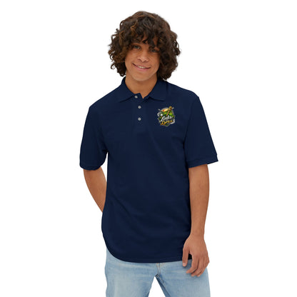ATL Made Georgia Polo Shirt — Atlanta State Map Golf & Cityscape Chest Logo