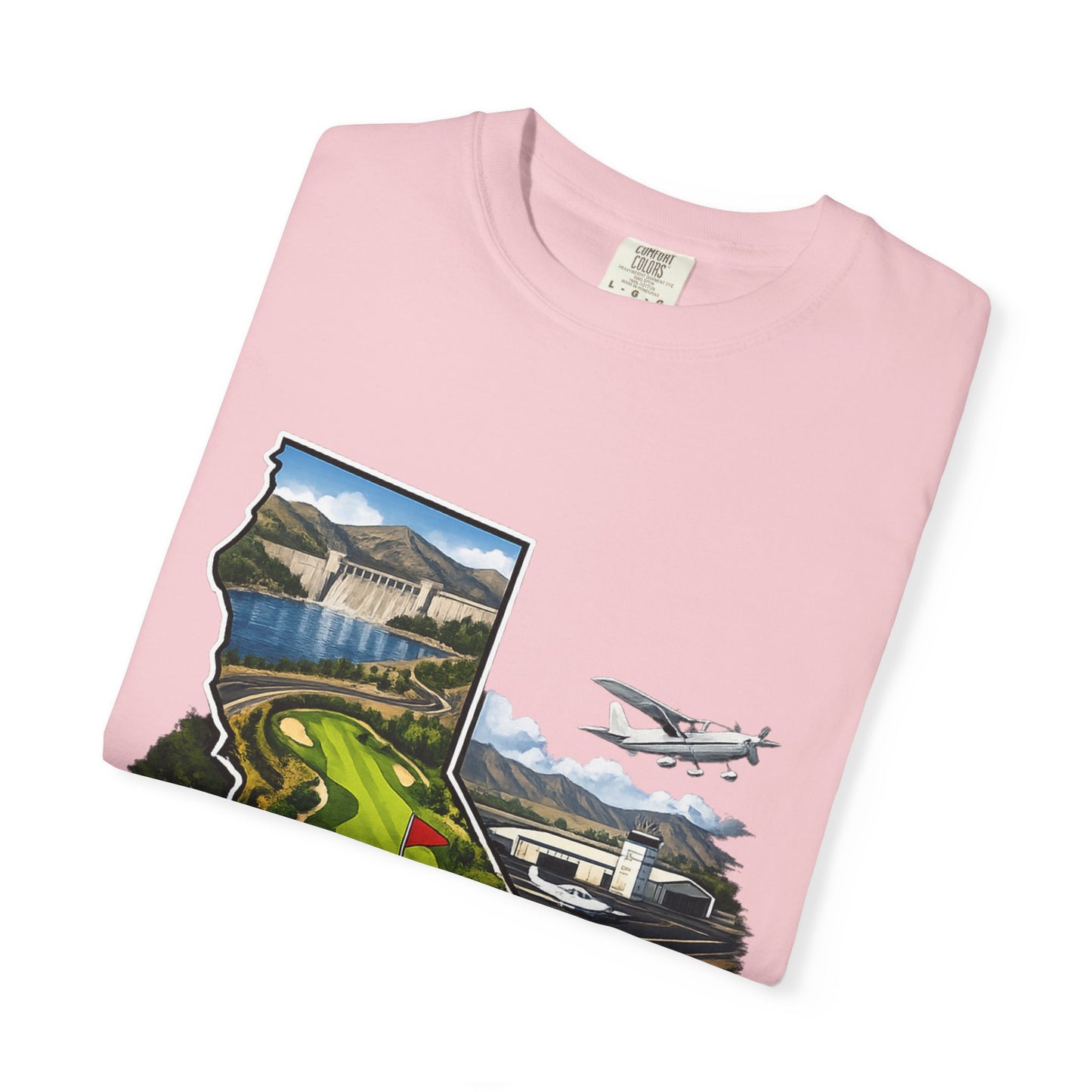 Pacoima Bred Graphic T-Shirt — Vintage Los Angeles Golf & Aviation Design