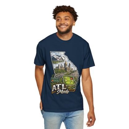 Atlanta Golf Map T-Shirt — ATL Made Vintage Cityscape Tee