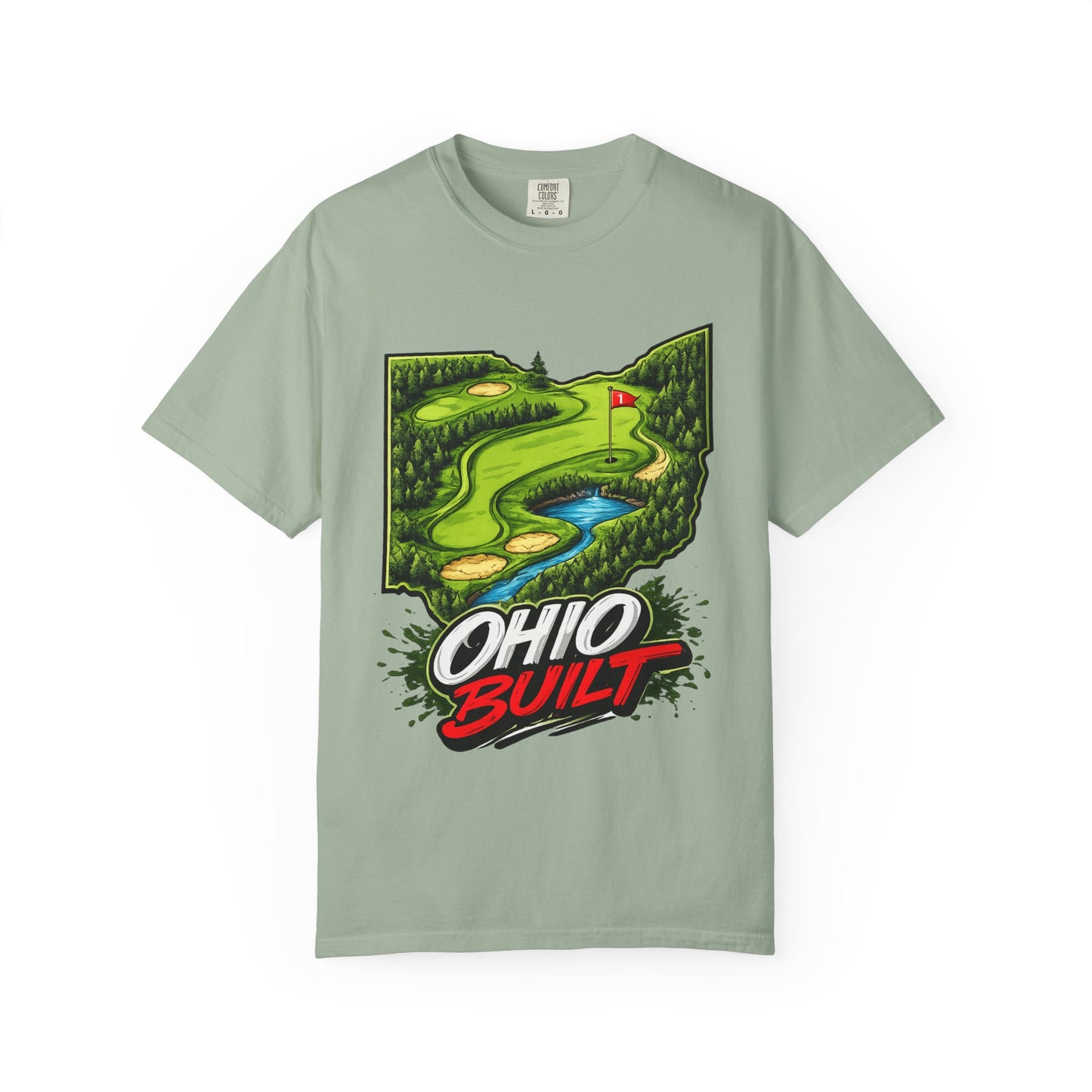 Ohio Built Golf Course T-Shirt — State Pride Golf Tee