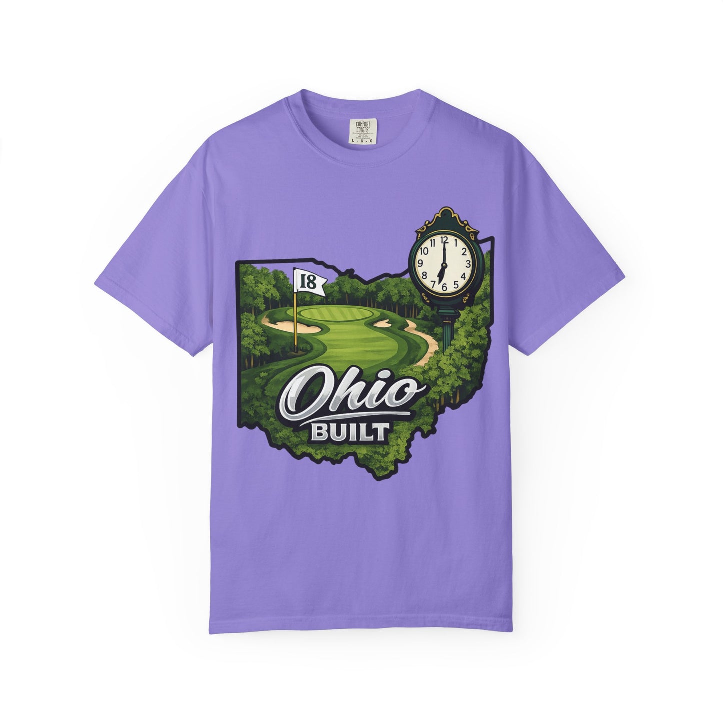 Ohio Built Golf T-Shirt — Vintage Course Map Tee