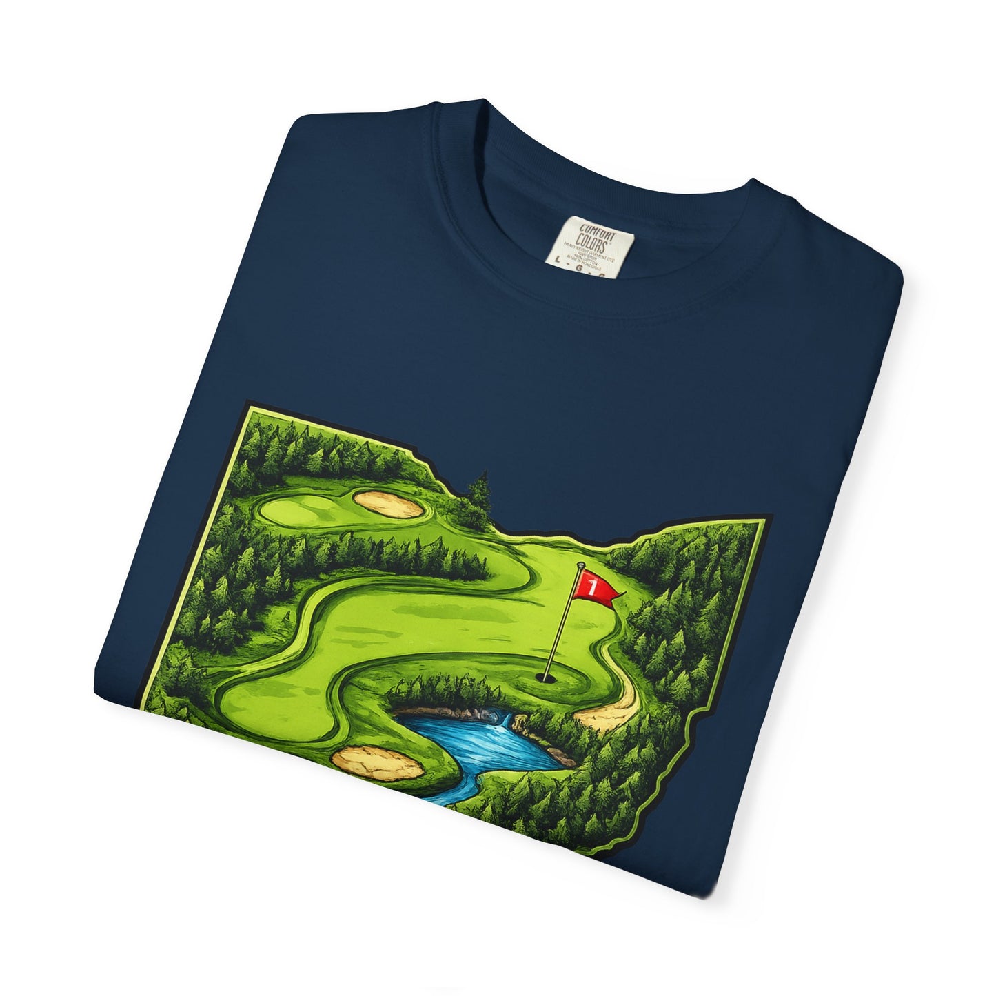 Ohio Built Golf Course T-Shirt — State Pride Golf Tee