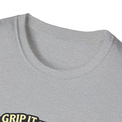 Grip It and Rip It Golf T-Shirt — Vintage Golf Cartoon Logo