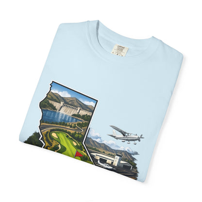 Pacoima Bred Graphic T-Shirt — Vintage Los Angeles Golf & Aviation Design