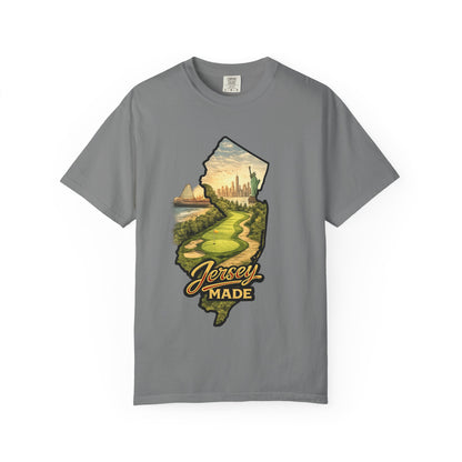 Jersey Made T-Shirt — New Jersey Scenic State Map Graphic Tee