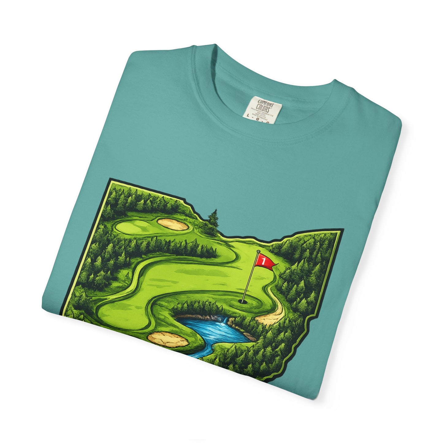 Ohio Built Golf Course T-Shirt — State Pride Golf Tee