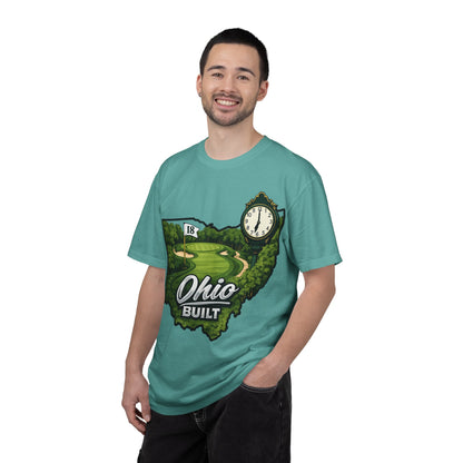 Ohio Built Golf T-Shirt — Vintage Course Map Tee