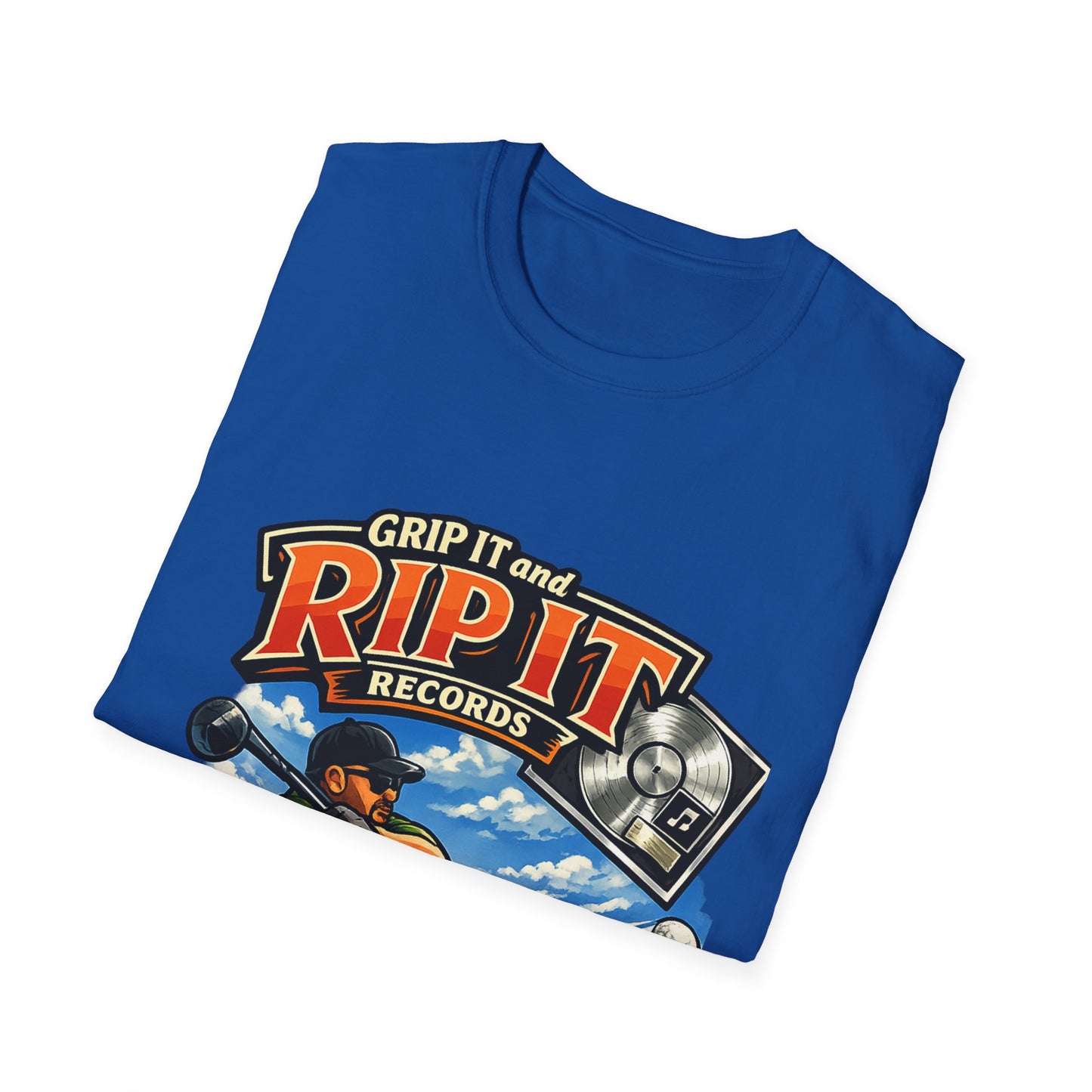 Grip It and Rip It Golf T-Shirt — Vintage Golf Cartoon Logo