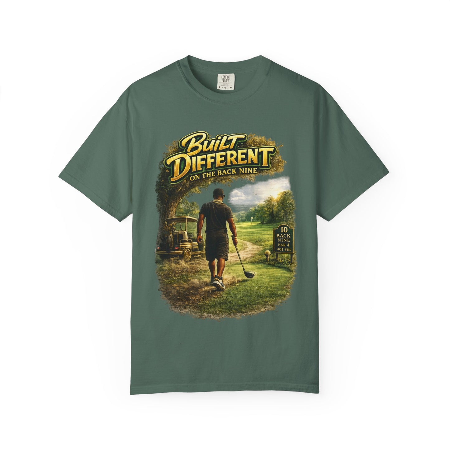 Built Different on the Back Nine T-Shirt – Golfing Retro Graphic Tee