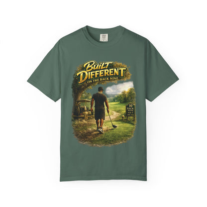 Built Different on the Back Nine T-Shirt – Golfing Retro Graphic Tee