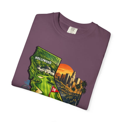 Cali Made T-Shirt — California Golf & Cityscape Tee