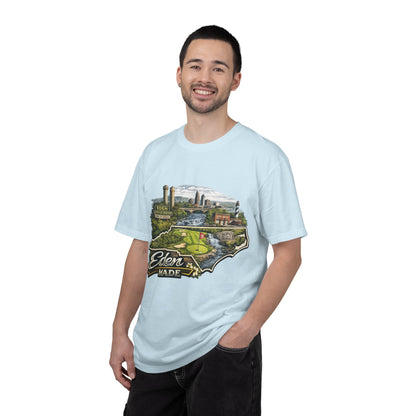 T-Shirt — 'Eden Made' Scenic Cityscape Tee (Vintage Travel/Local Pride)