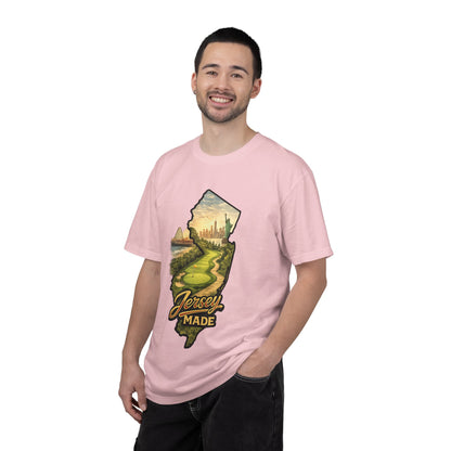 Jersey Made T-Shirt — New Jersey Scenic State Map Graphic Tee