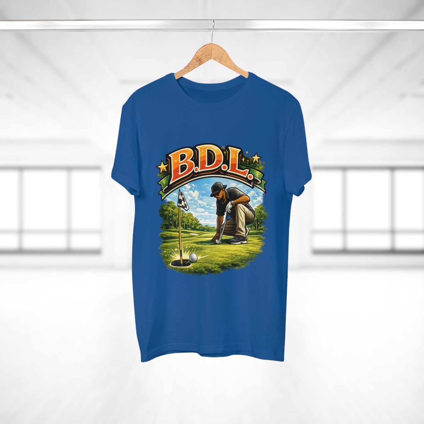 Golf Player Graphic T-Shirt — B.D.L. Vintage Golf Design