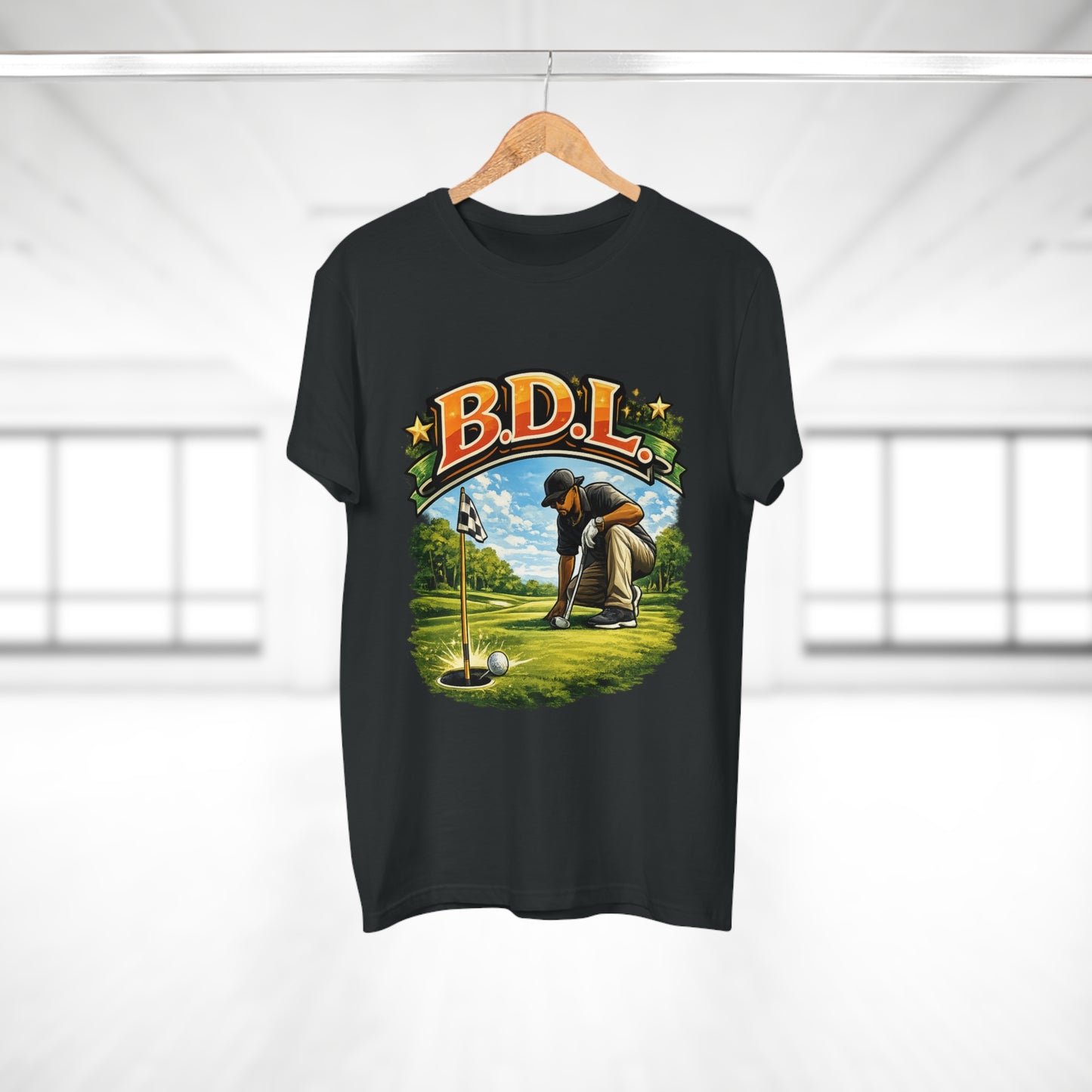 Golf Player Graphic T-Shirt — B.D.L. Vintage Golf Design