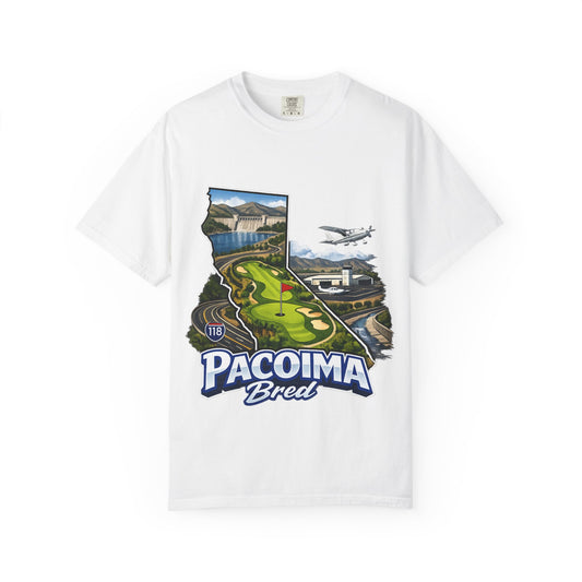 Pacoima Bred Graphic T-Shirt — Vintage Los Angeles Golf & Aviation Design