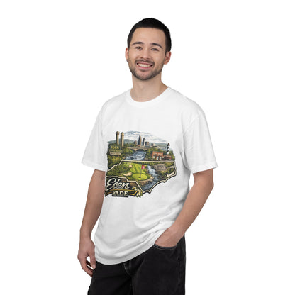 T-Shirt — 'Eden Made' Scenic Cityscape Tee (Vintage Travel/Local Pride)