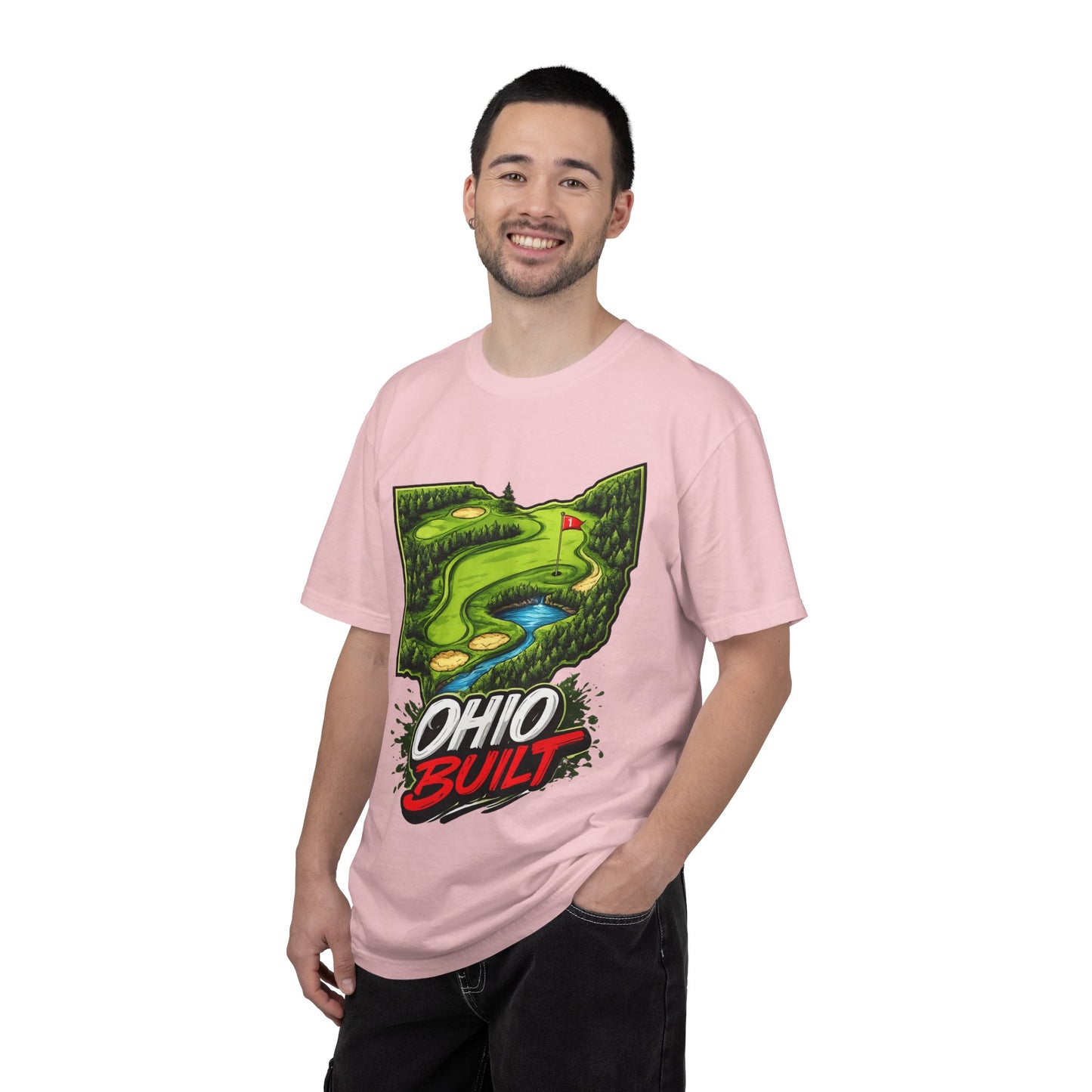 Ohio Built Golf Course T-Shirt — State Pride Golf Tee