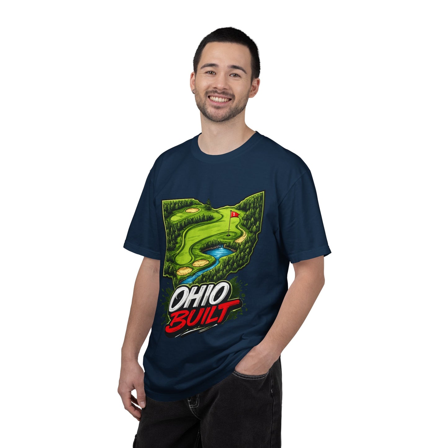 Ohio Built Golf Course T-Shirt — State Pride Golf Tee