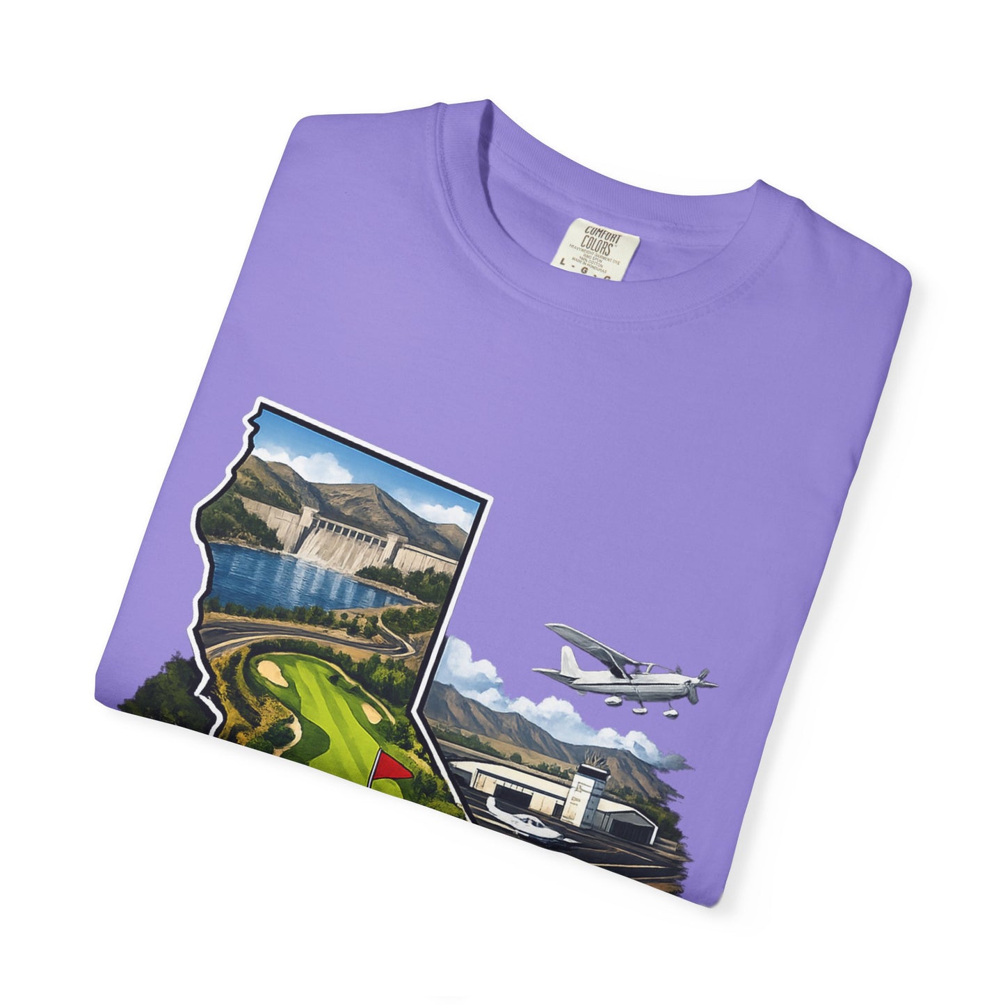 Pacoima Bred Graphic T-Shirt — Vintage Los Angeles Golf & Aviation Design