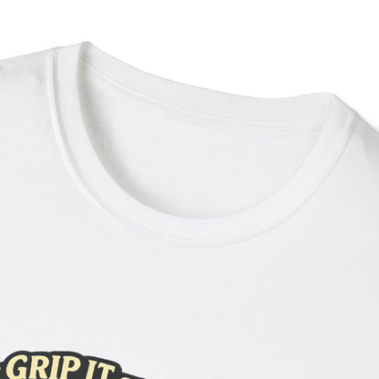 Grip It and Rip It Golf T-Shirt — Vintage Golf Cartoon Logo