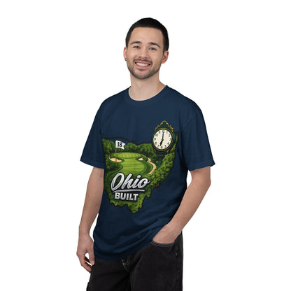 Ohio Built Golf T-Shirt — Vintage Course Map Tee