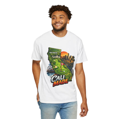 Cali Made T-Shirt — California Golf & Cityscape Tee