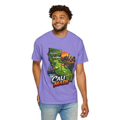 Cali Made T-Shirt — California Golf & Cityscape Tee